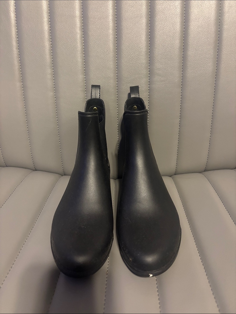Sam Edelman Black Chelsea Rain Boots